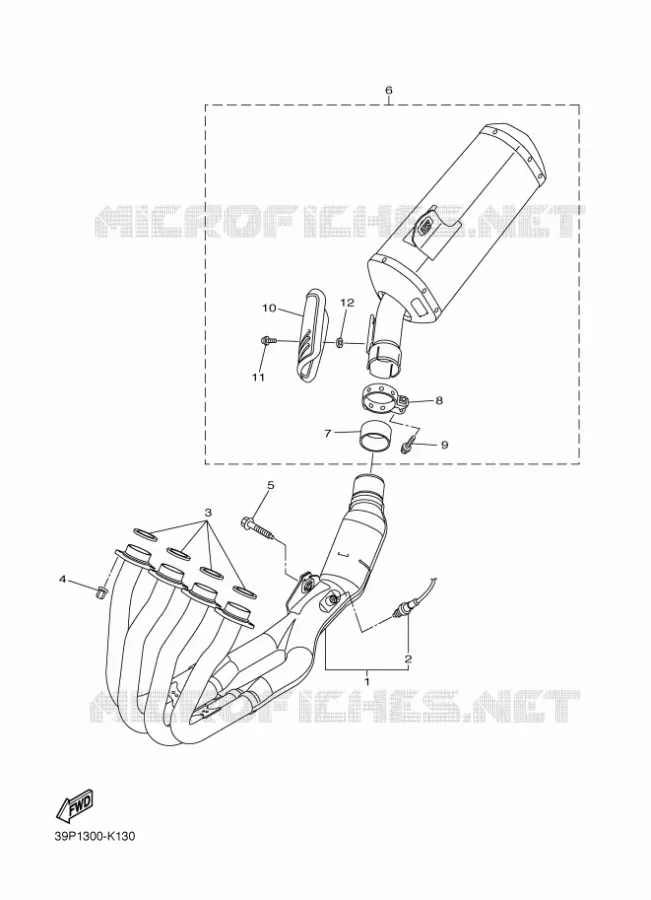 UITLAAT Yamaha MOTO 800 2011 FZ8  FZ8-N
