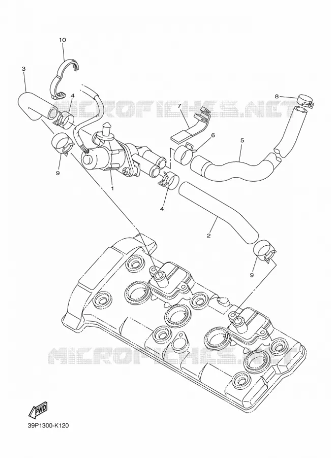 AIR INDUCTION SYSTEM AIS Yamaha MOTO 800 2011 FZ8  FZ8-N