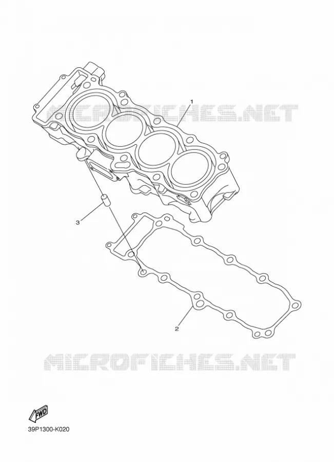 CILINDER Yamaha MOTO 800 2011 FZ8 ABS  FZ8-NA