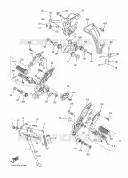 STANDAARD / VOETSTEUN voor Yamaha FZ8S 2011