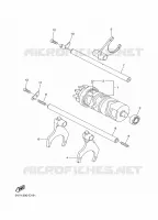 SCHAKELWALS voor Yamaha FZ8SA 2011