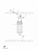 ACHTER SCHOKBREKER voor Yamaha FZ8SA 2011