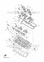 CILINDERKOP voor Yamaha FZ8SA 2011
