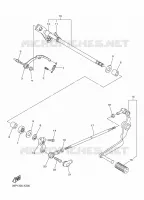SCHAKEL STANG / PEDAAL voor Yamaha FZ8SA 2011