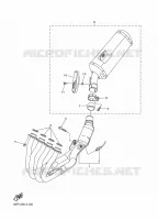 UITLAAT voor Yamaha FZ8SA 2011