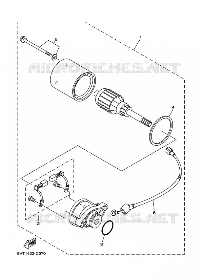 STARTMOTOR Yamaha MOTO 110 2011 TTRE  TT-R110E