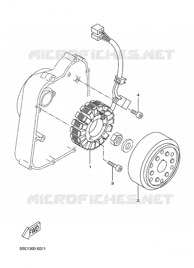 DYNAMO Yamaha SCOOTER 250 2011 XCITY  VP250 XCITY