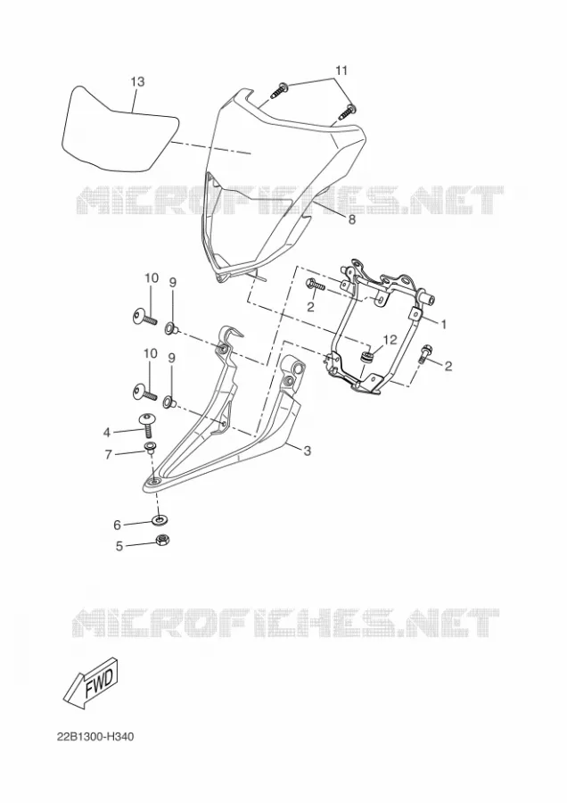 KAP 1 Yamaha MOTO 125 2011 WR-R  WR125R