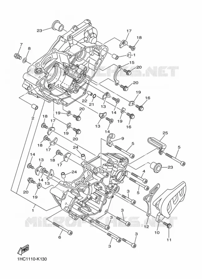 CARTERDELEN Yamaha MOTO 250 2011 WRF  WR250F