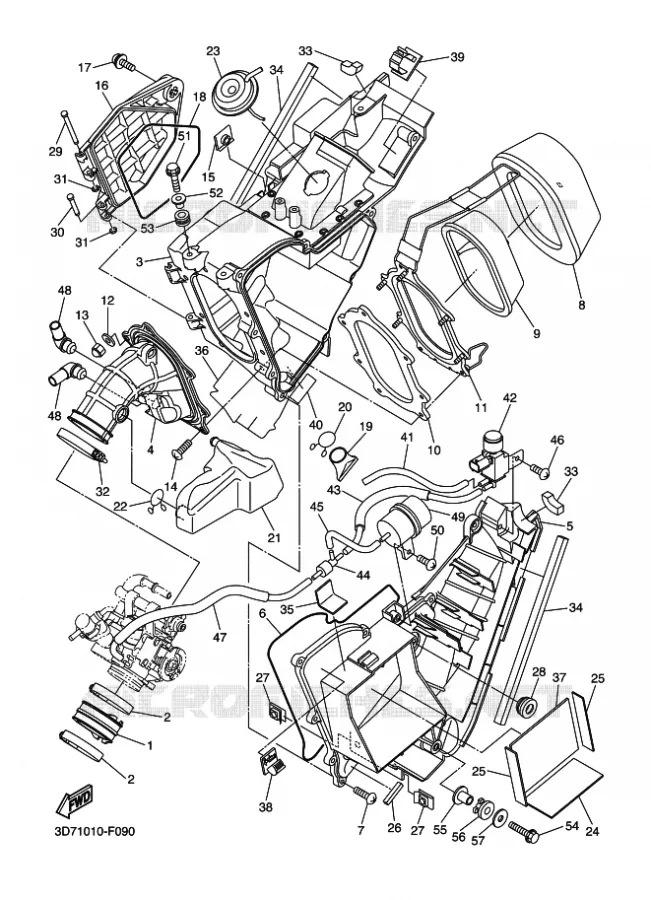 INLAAT Yamaha MOTO 250 2011 WR-R  WR250R