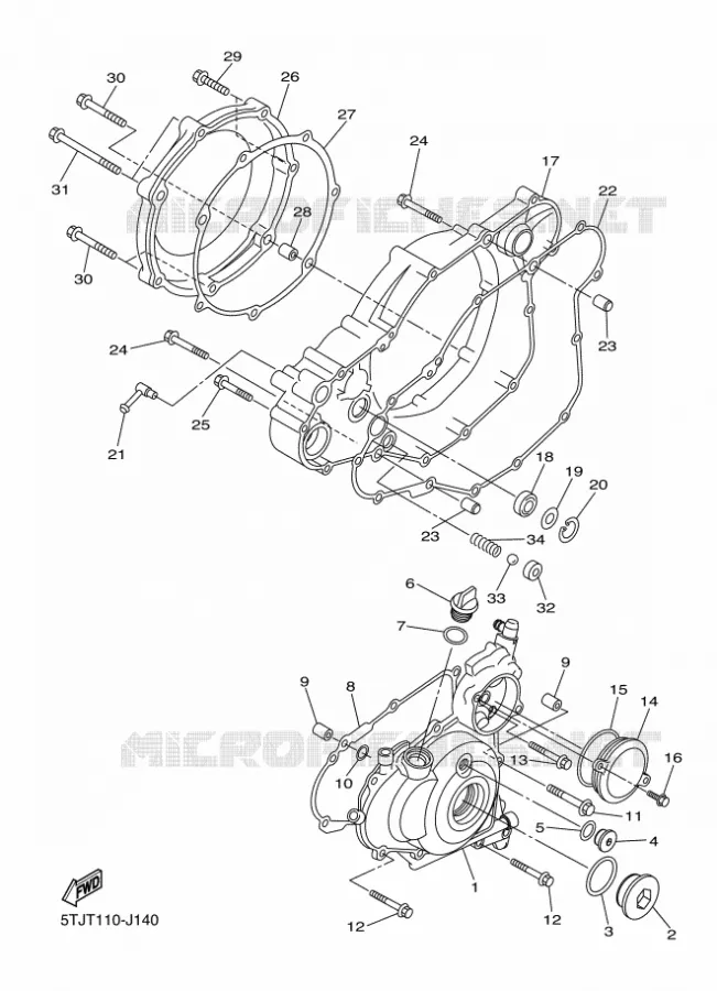 DEKSEL - MOTOR 1 Yamaha MOTO 450 2011 WRF  WR450F
