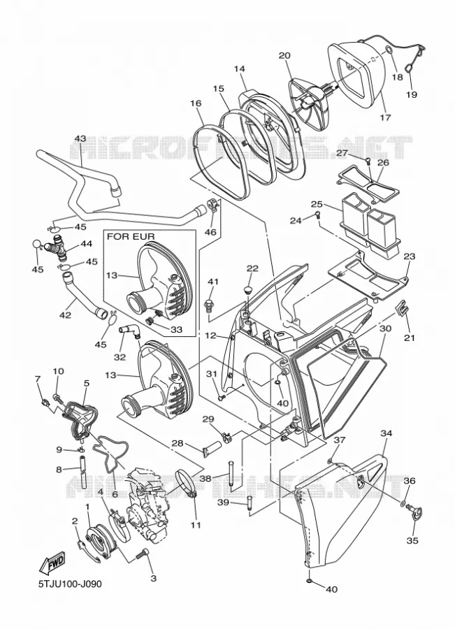 INLAAT Yamaha MOTO 450 2011 WRF  WR450F