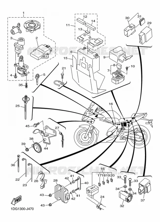 ELECTRISCH 2 Yamaha MOTO 600 2011 XJ6  XJ6FA