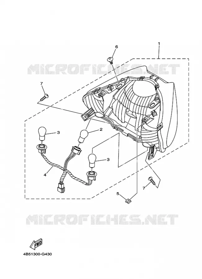 ACHTERLICHT Yamaha SCOOTER 500 2011 TMAX  XP500 TMAX