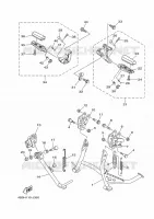 STANDAARD / VOETSTEUN voor Yamaha XP500A 2011