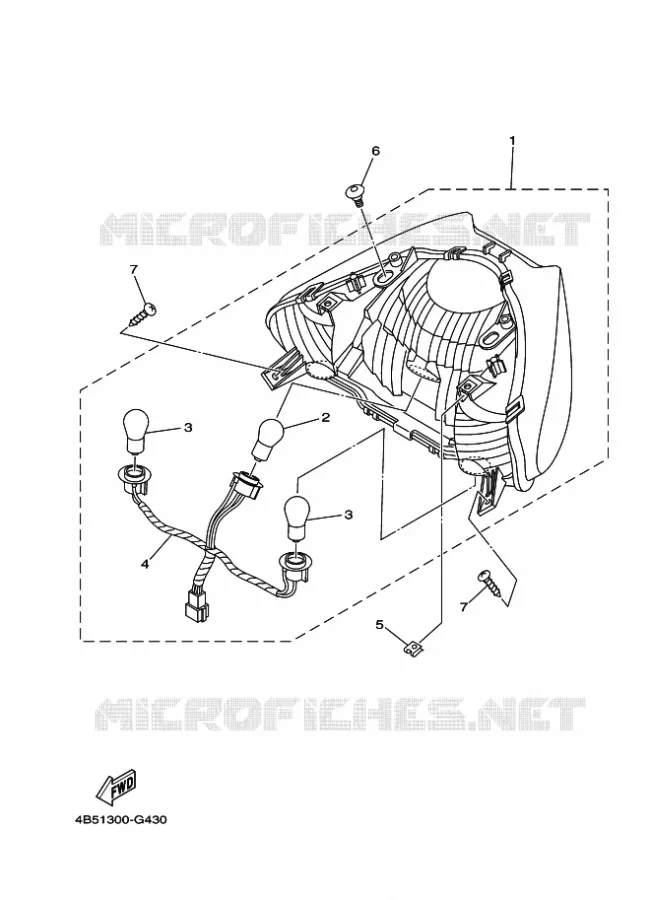 ACHTERLICHT Yamaha SCOOTER 500 2011 TMAX ABS  XP500A TMAX