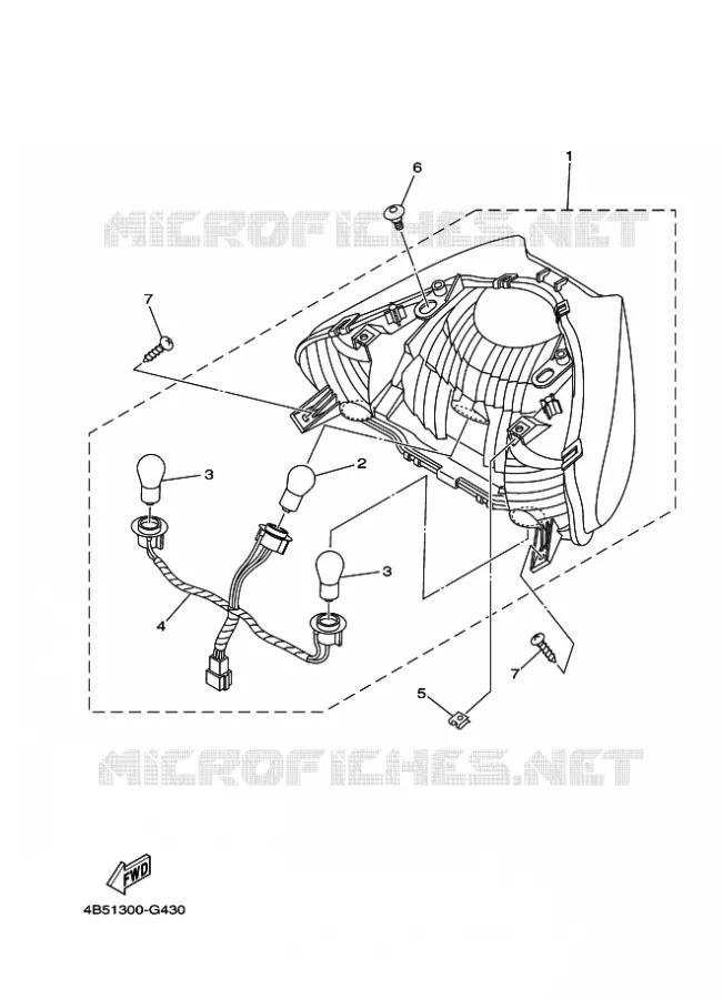 ACHTERLICHT Yamaha SCOOTER 500 2011 TMAX ABS  XP500A TMAX