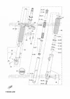 VOORVORK voor Yamaha XT660Z 2011