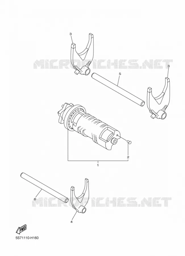 SCHAKELWALS Yamaha MOTO 950 2011 MIDNIGHT STAR  XVS950A