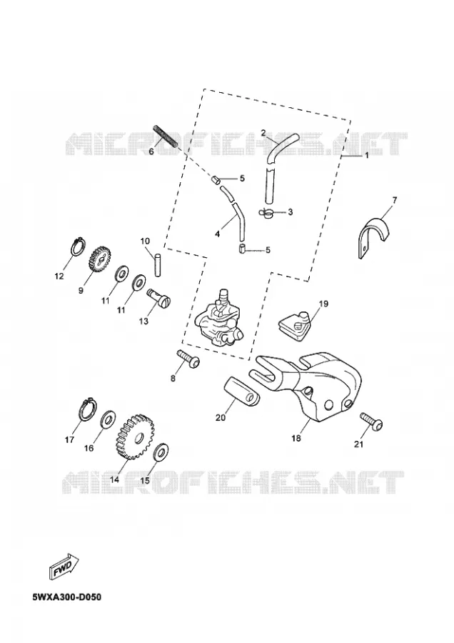 OLIEPOMP Yamaha MOTO 50 2011 XPOWER  TZR50 X-POWER