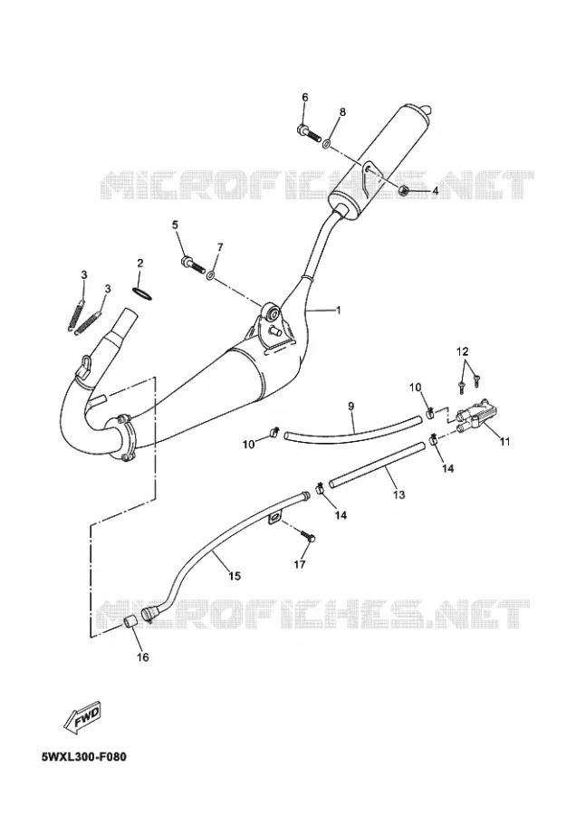UITLAAT Yamaha MOTO 50 2011 XPOWER  TZR50 X-POWER