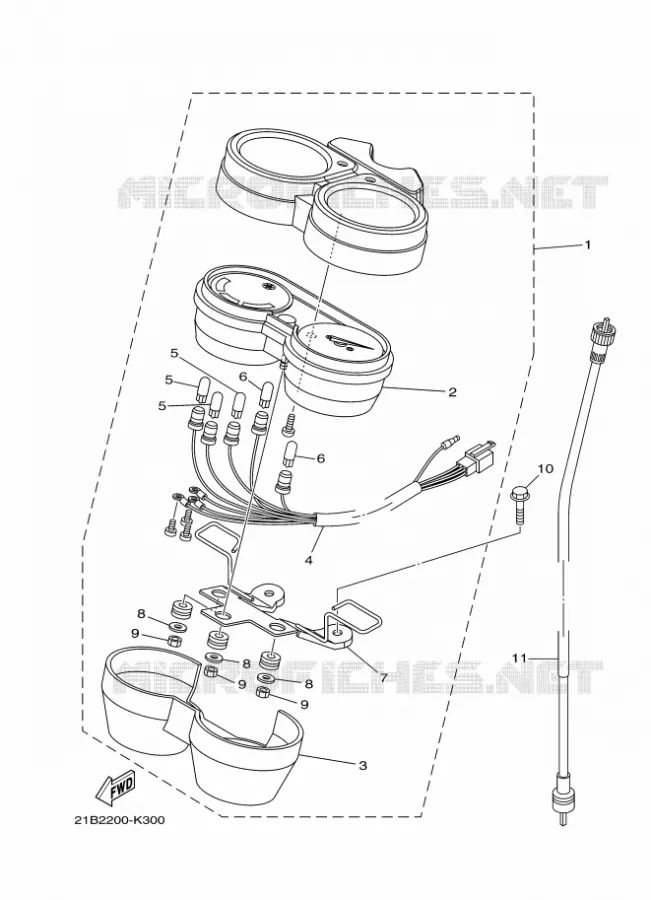 TELLERSET Yamaha MOTO 110 2011 Autres modeles  YD110S CRUX