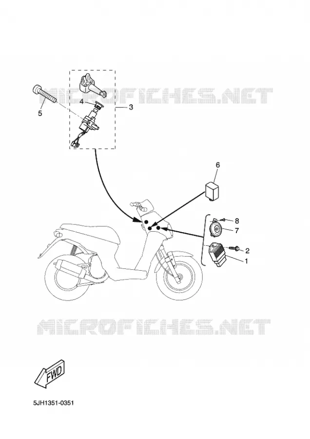 ELECTRISCH 1 Yamaha SCOOTER 50 2011 SLIDER STUNT  EW50N SLIDER