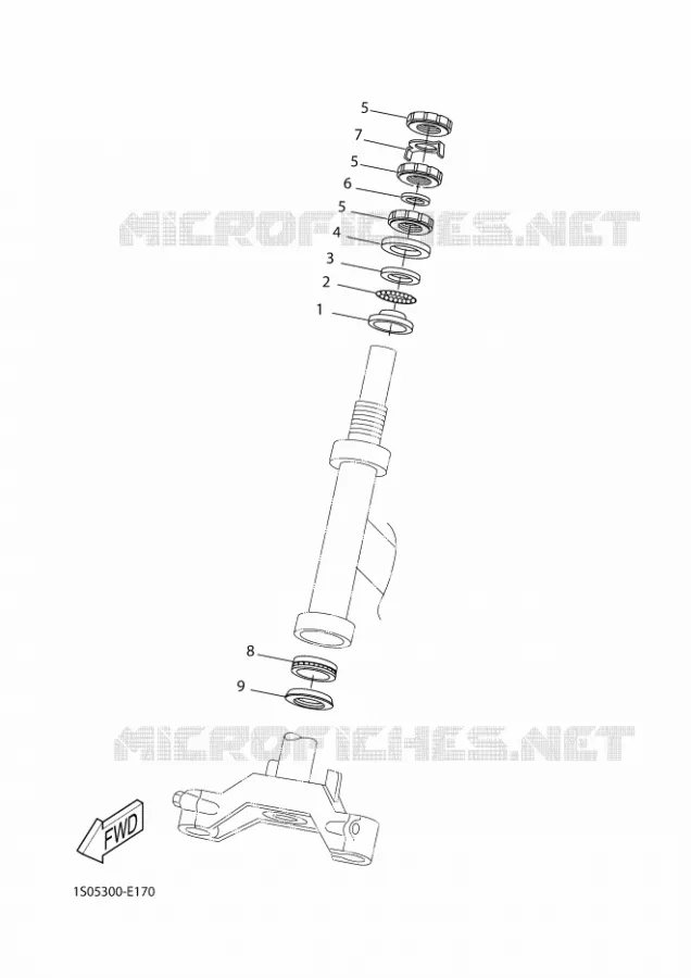 STUUR Yamaha SCOOTER 50 2011 STUNT NAKED  EW50N STUNT NAKED