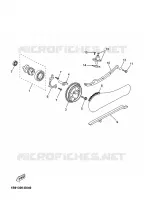 NOKKENAS / KETTING voor Yamaha YP125R 2011