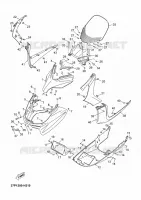 WINDSCHERM voor Yamaha YP125R 2011