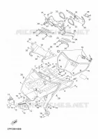 BEENSCHERM voor Yamaha YP125RA 2011