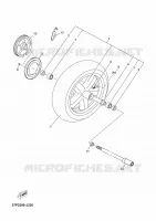 VOORWIEL voor Yamaha YP125RA 2011