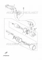 STARTMOTOR voor Yamaha YP250R 2011