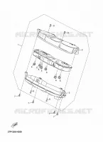 TELLERSET voor Yamaha YP250R 2011