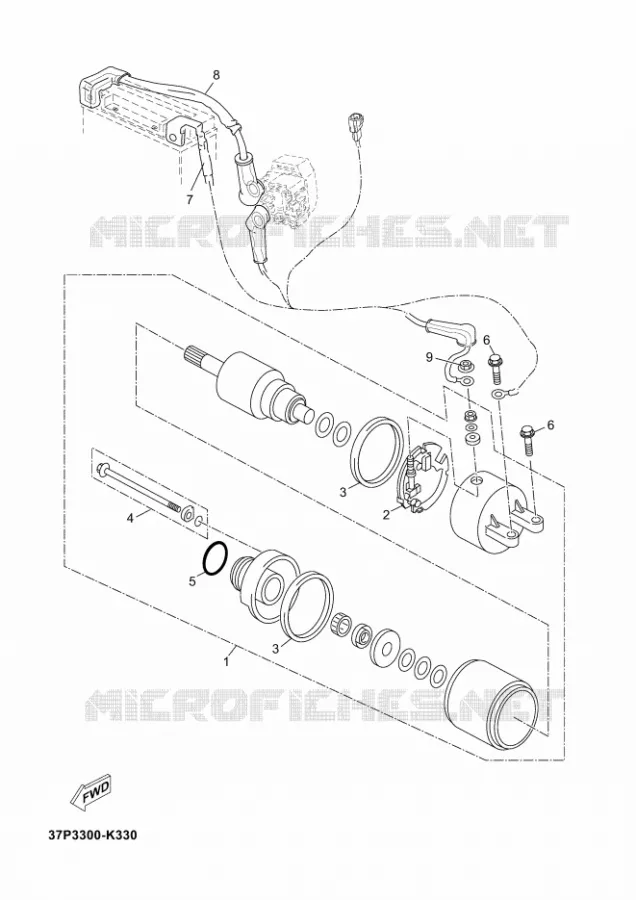 STARTMOTOR Yamaha SCOOTER 250 2011 XMAX  YP250R X-MAX 250