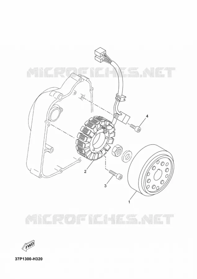 DYNAMO Yamaha SCOOTER 250 2011 XMAX  YP250R X-MAX 250
