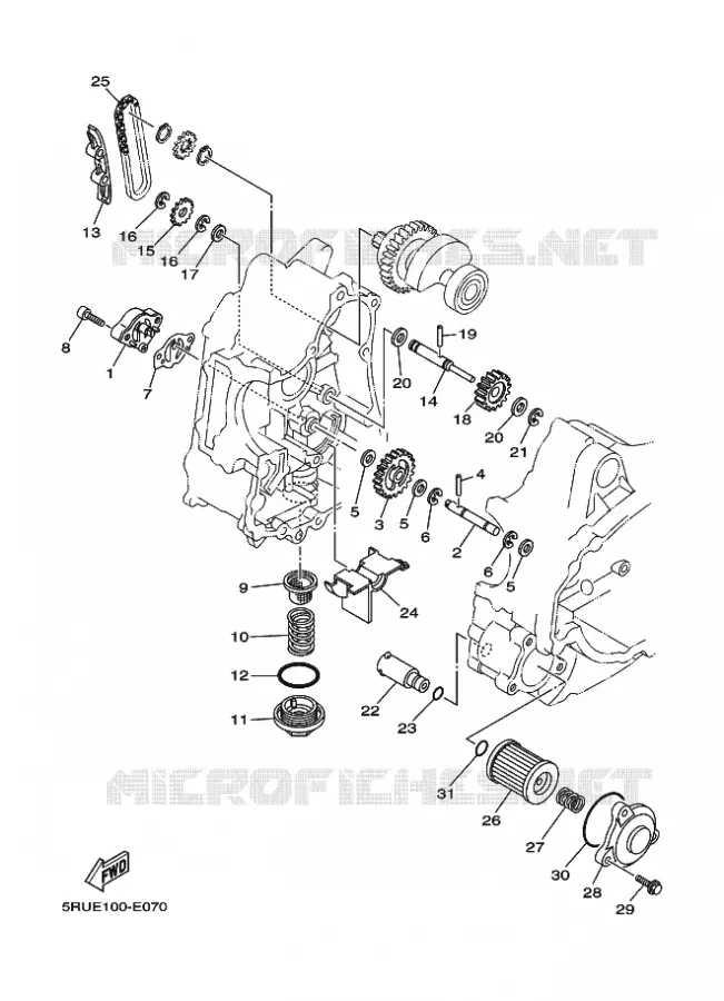 OLIEPOMP Yamaha SCOOTER 400 2011 MAJESTY  YP400