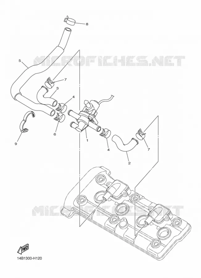 AIR INDUCTION SYSTEM AIS Yamaha MOTO 1000 2011 R1  YZF-R1 R1