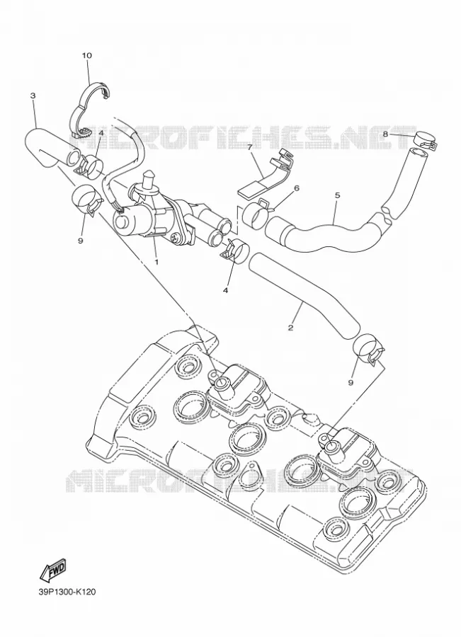 AIR INDUCTION SYSTEM AIS Yamaha MOTO 800 2012 FZ8  FZ8-N