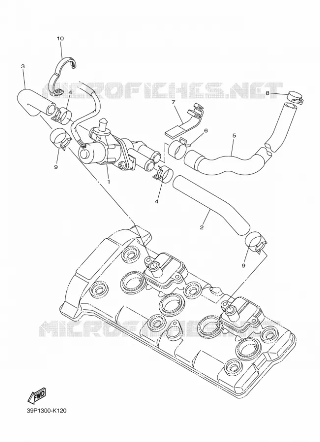 AIR INDUCTION SYSTEM AIS Yamaha MOTO 800 2012 FZ8 ABS  FZ8-NA