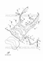 STANDAARD / VOETSTEUN voor Yamaha HW125 2012