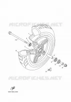 VOORWIEL voor Yamaha HW125 2012