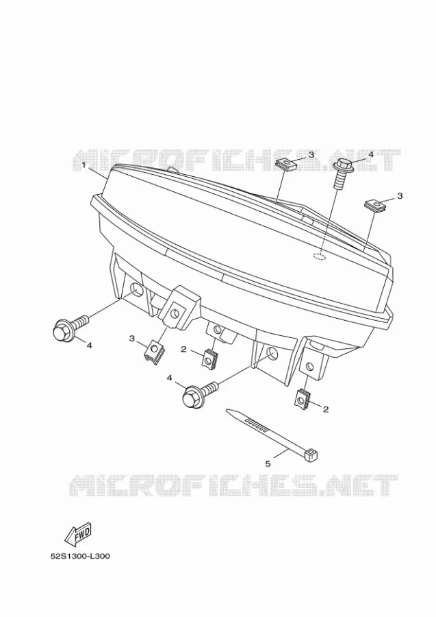 TELLERSET Yamaha SCOOTER 125 2012 OCEO  HW125 OCEO