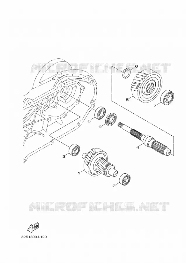 TRANSMISSIE Yamaha SCOOTER 150 2012 XENTER  HW151