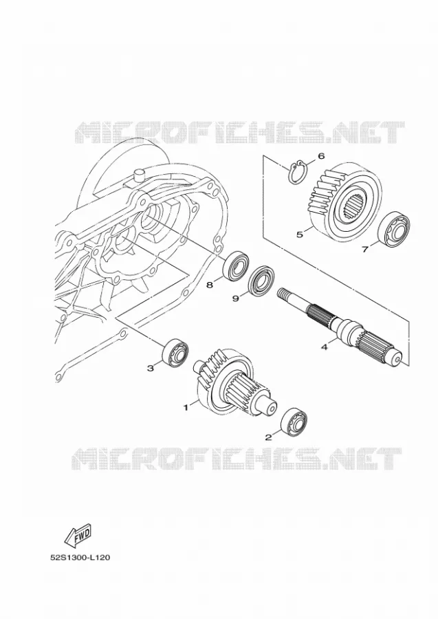TRANSMISSIE Yamaha SCOOTER 150 2012 XENTER  HW151