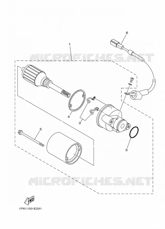 STARTMOTOR Yamaha MOTO 50 2012 TTRE  TT-R50E