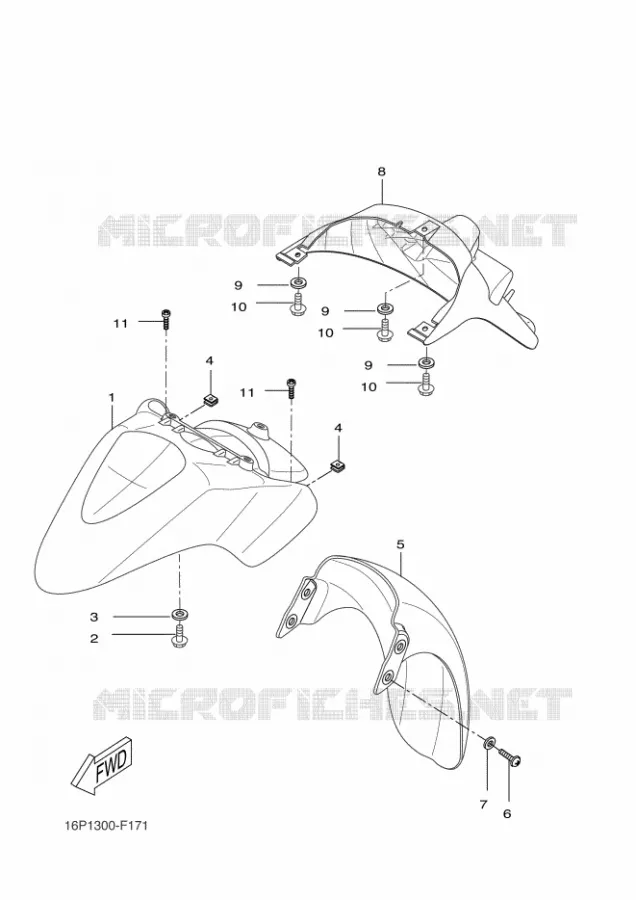 SPATBORD Yamaha SCOOTER 125 2012 XCITY  VP125 XCITY