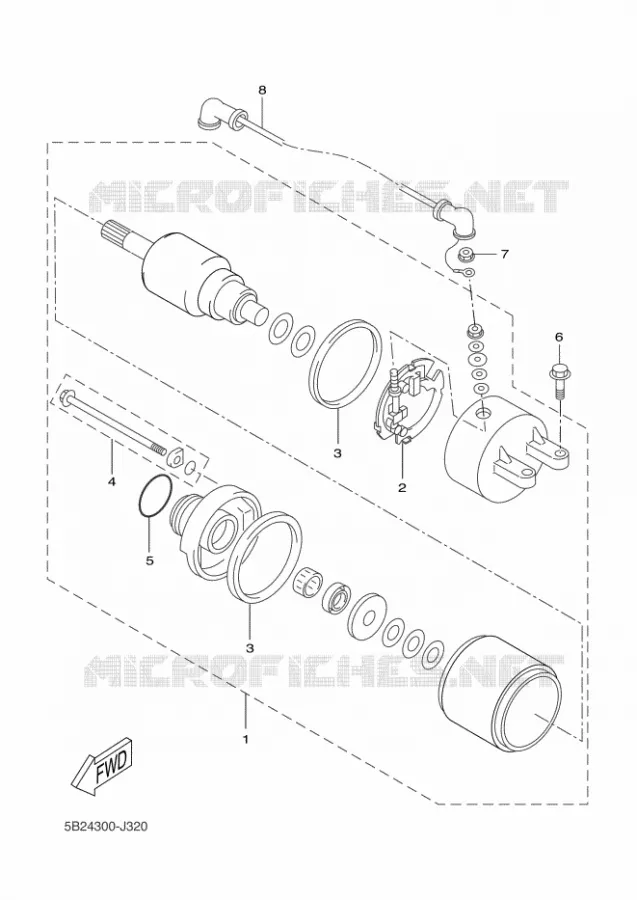 STARTMOTOR Yamaha SCOOTER 250 2012 XCITY  VP250 XCITY