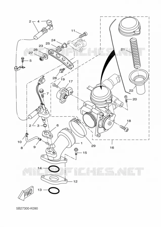 INLAAT 2 Yamaha SCOOTER 250 2012 XCITY  VP250 XCITY