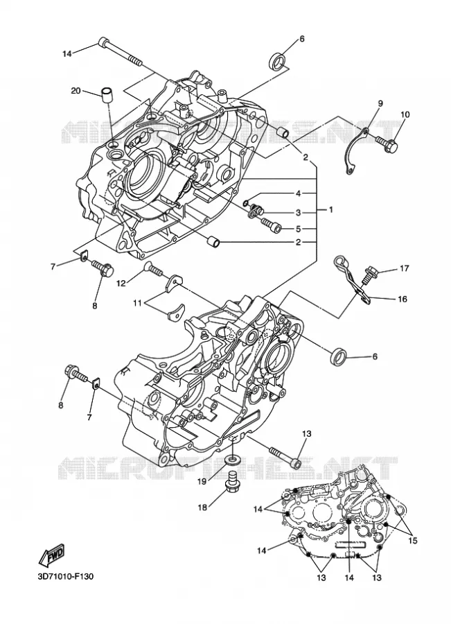 CARTERDELEN Yamaha MOTO 250 2012 WR-R  WR250R